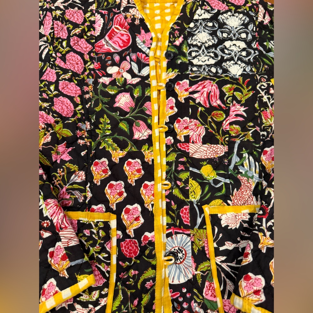 Reversible Quilted Jacket Sz Small - Picture 5 of 10